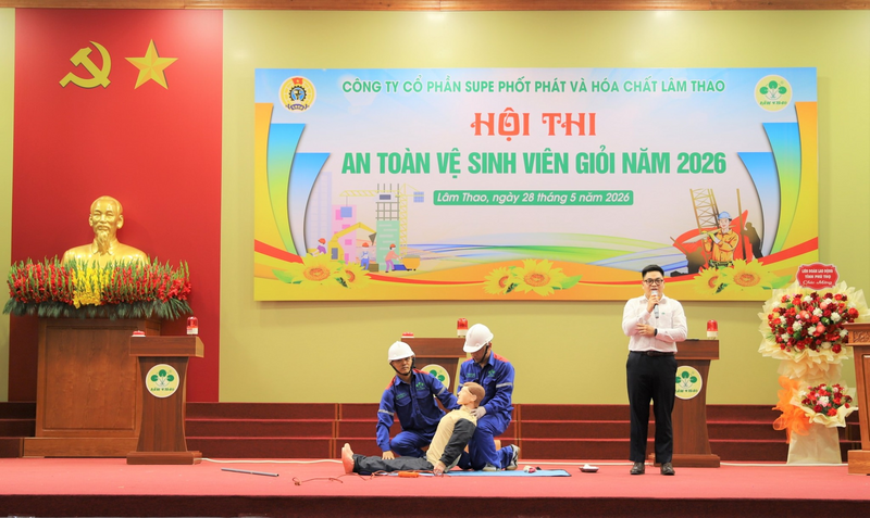 Supe Lâm Thao tổ chức thành công Hội thi An toàn vệ sinh viên giỏi năm 2026 - 4