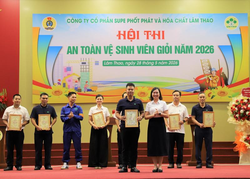 Supe Lâm Thao tổ chức thành công Hội thi An toàn vệ sinh viên giỏi năm 2026 - 7