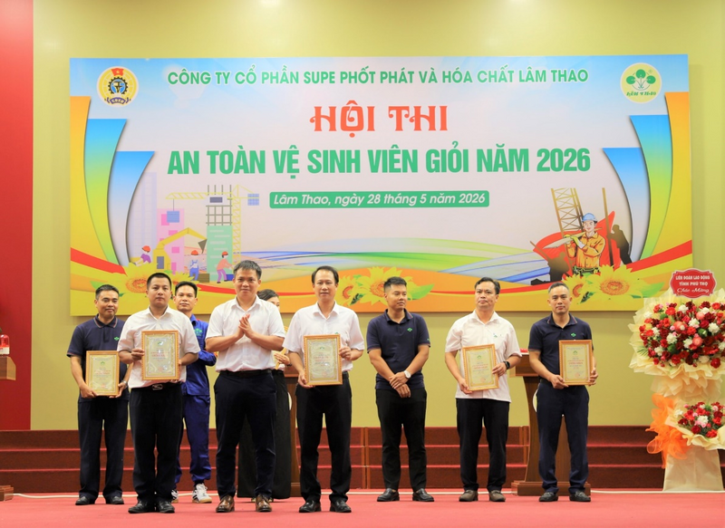 Supe Lâm Thao tổ chức thành công Hội thi An toàn vệ sinh viên giỏi năm 2026 - 8