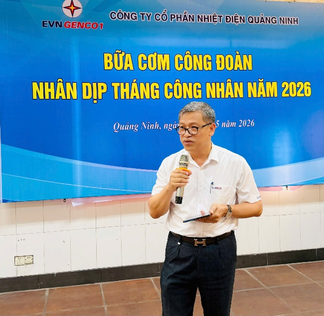 Đồng chí Nguyễn Việt Dũng – Tổng giám đốc Công ty phát biểu tại chương trình.