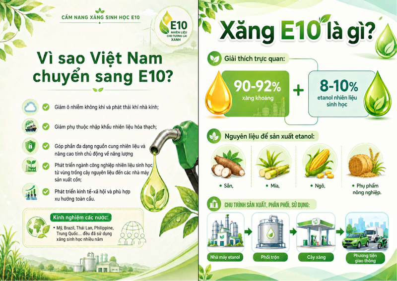 Cẩm nang sử dụng xăng E10 - 2