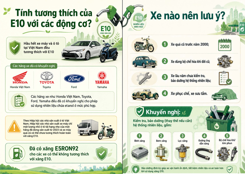 Cẩm nang sử dụng xăng E10 - 4