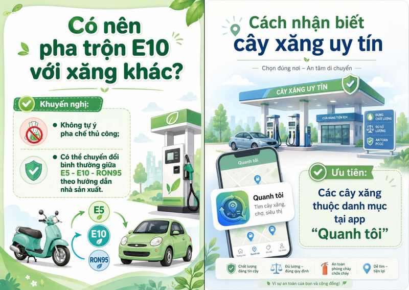 Cẩm nang sử dụng xăng E10 - 7
