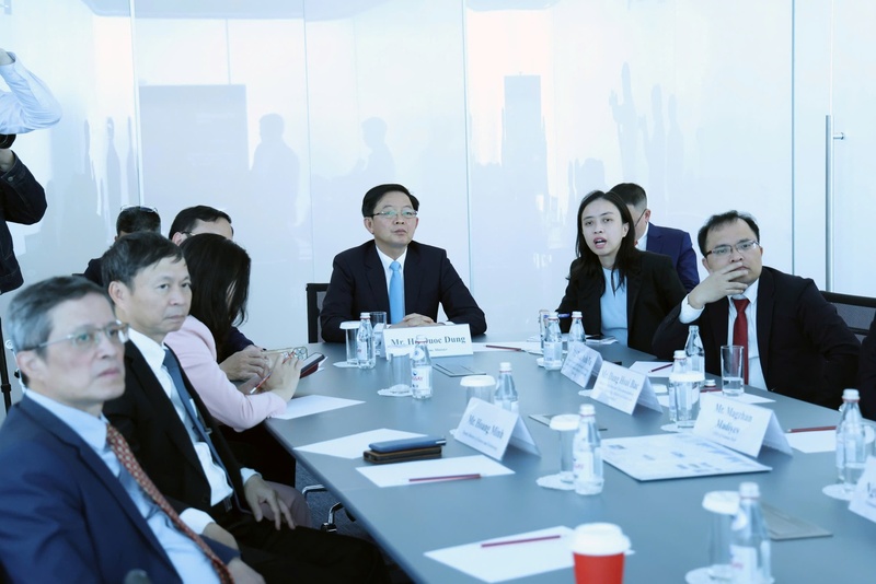 Phó Thủ tướng khẳng định Việt Nam mong muốn thúc đẩy kết nối sâu rộng hơn giữa hệ sinh thái đổi mới sáng tạo của hai nước - Ảnh: VGP/Gia Huy