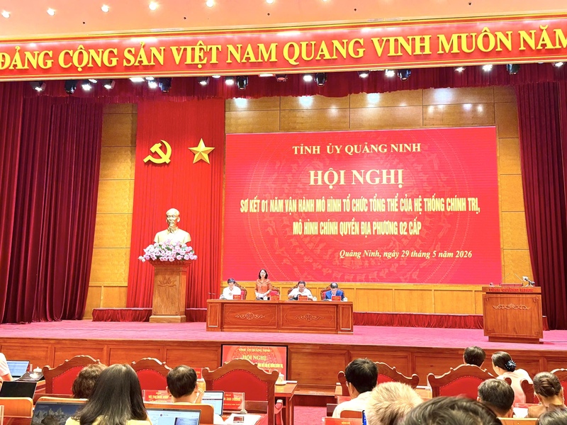 Sau 1 năm triển khai mô hình chính quyền địa phương 2 cấp, tỉnh Quảng Ninh quyết liệt sắp xếp, tinh gọn bộ máy, hoạt động hiệu quả, thông suốt. Ảnh: QN