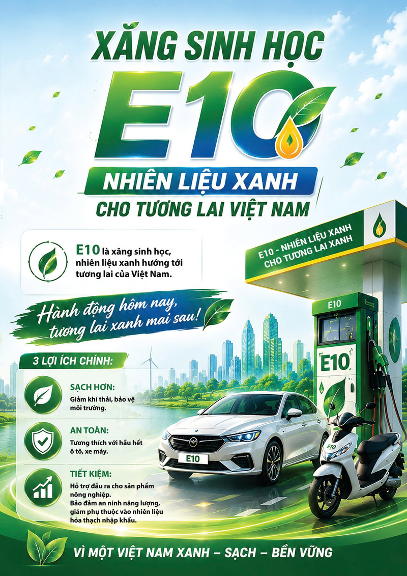 Sử dụng xăng E10: Hành động hôm nay vì tương lai xanh, bền vững - 4