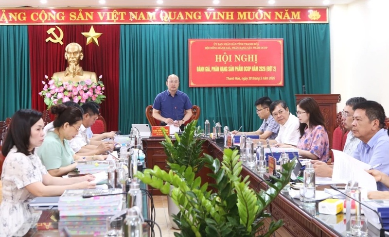 Tỉnh Thanh Hóa có thêm 18 sản phẩm đủ điều kiện công nhận đạt chuẩn OCOP từ 3 đến 4 sao, góp phần nâng cao giá trị sản phẩm địa phương và thúc đẩy phát triển kinh tế nông thôn. Ảnh: Lê Hòa