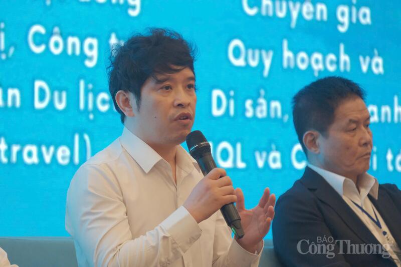 PGS. TS. Nguyễn Đình Thọ, Phó Viện trưởng Viện Chiến lược, chính sách Nông nghiệp và Môi trường (Bộ Nông nghiệp và Môi trường) phát biểu trong phiên thảo luận. Ảnh: Lê Sơn