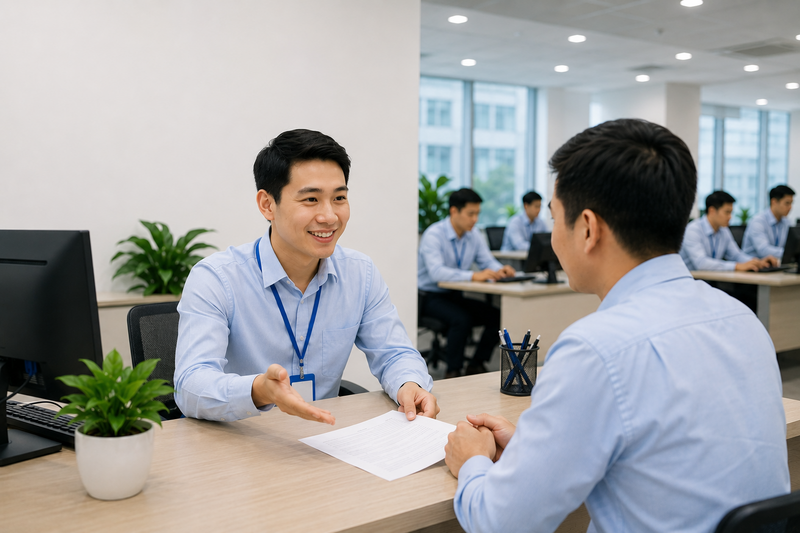 Xây dựng đội ngũ cán bộ, công chức, viên chức và người lao động “chuyên nghiệp, trách nhiệm, năng động, sáng tạo, liêm chính, hiệu quả”. Ảnh minh họa