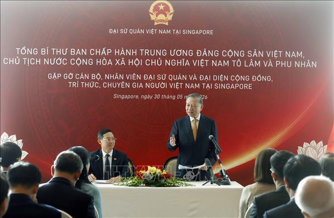 Tổng Bí thư, Chủ tịch nước Tô Lâm phát biểu. Ảnh: Thống Nhất/TTXVN