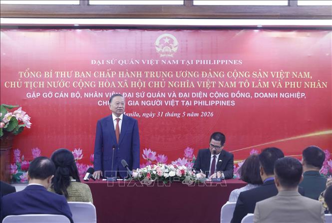 Tổng Bí thư, Chủ tịch nước Tô Lâm phát biểu. Ảnh: Thống Nhất/TTXVN