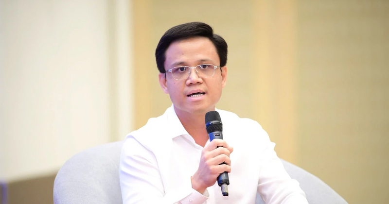 Ông Nguyễn Thế Duy, Phó Chủ tịch HĐQT, Phó Tổng Giám đốc Tập đoàn Becamex chia sẻ về xu hướng phát triển các không gian công nghiệp gắn với R&D, đào tạo nhân lực và đổi mới sáng tạo. Ảnh: Becamex