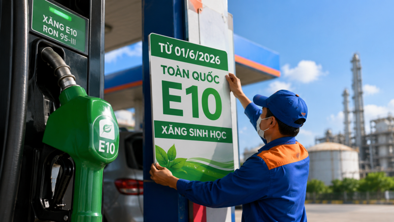 Sử dụng xăng sinh học là xu thế tất yếu.