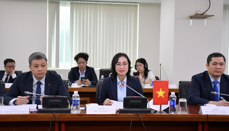 Thứ trưởng Bộ Công Thương Phan Thị Thắng. Ảnh: Kim Huệ