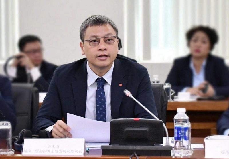 Ông Tô Ngọc Sơn - Phó Vụ trưởng Vụ Phát triển thị trường nước ngoài.