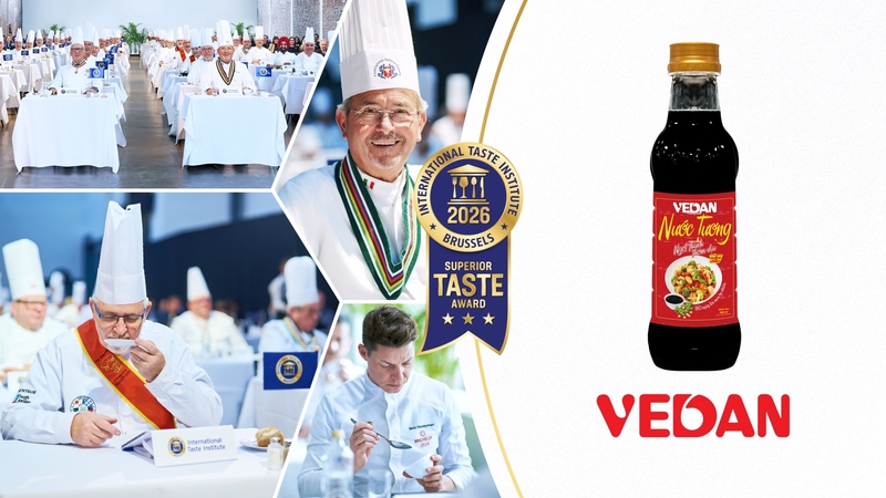 Nước tương Vedan được hơn 200 chuyên gia ẩm thực châu Âu đánh giá và vinh danh.