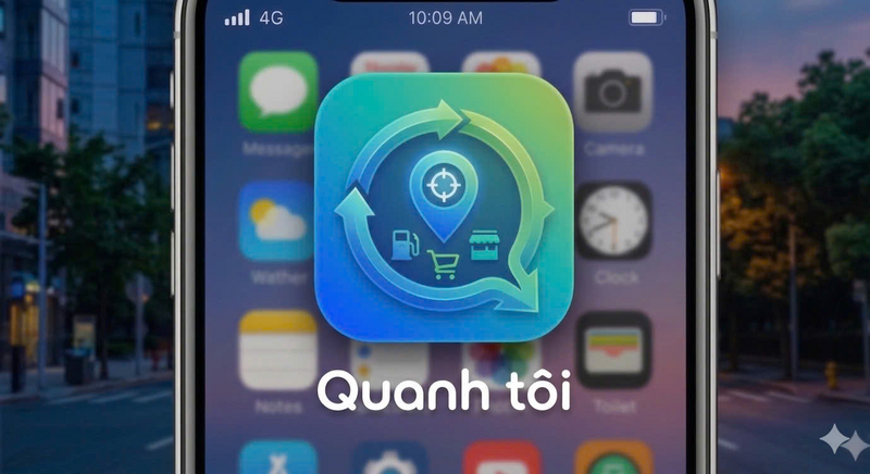 Tìm kiếm cây xăng bằng app 'Quanh tôi' từ 1/6/2026 - 1