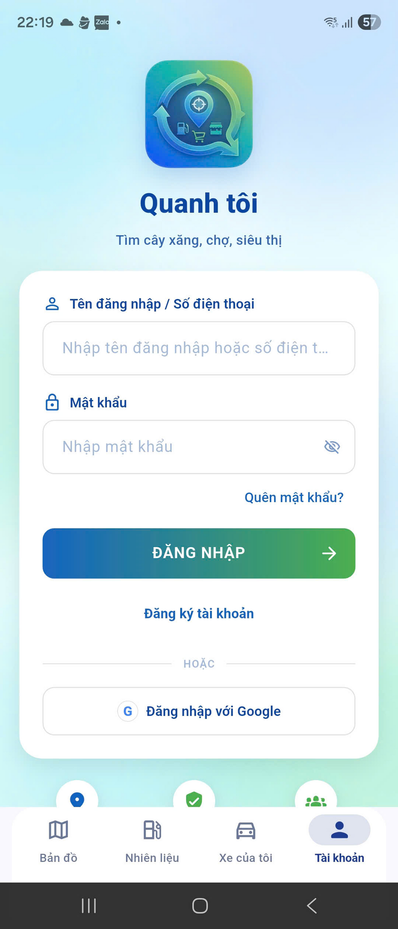 Tìm kiếm cây xăng bằng app 'Quanh tôi' từ 1/6/2026 - 5