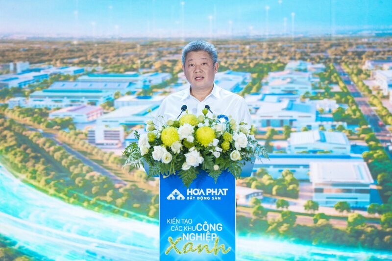Ông Nguyễn Mạnh Quyền, Chủ tịch UBND tỉnh Hưng Yên phát biểu tại sự kiện.