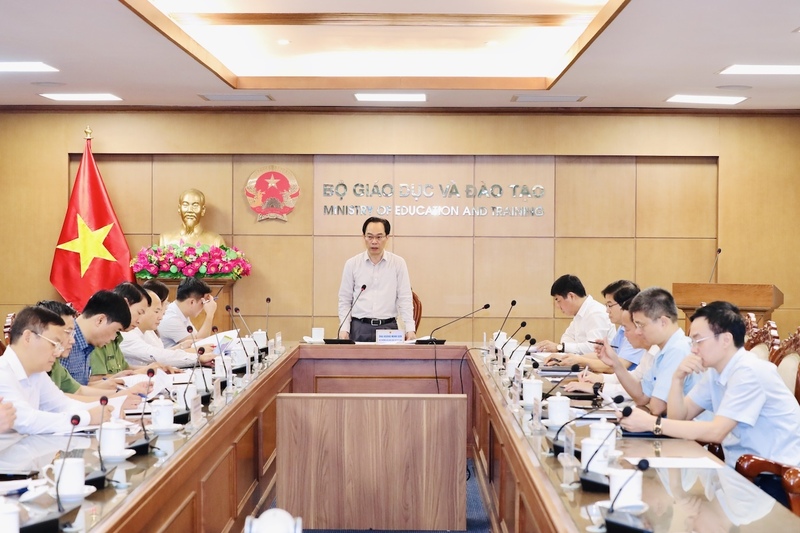 Toàn cảnh Hội nghị quán triệt công tác tổ chức Kỳ thi tốt nghiệp Trung học phổ thông năm 2026. Ảnh: Bộ Giáo dục và Đào tạo