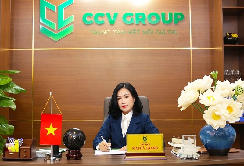 Mai Hà Trang, Chủ tịch HĐQT Công ty CCV Group. Ảnh: CCV Group