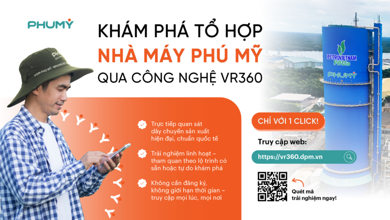 VR 360 nhà máy thông minh theo chuẩn quốc tế. Ảnh: PVFCCo - Phú Mỹ