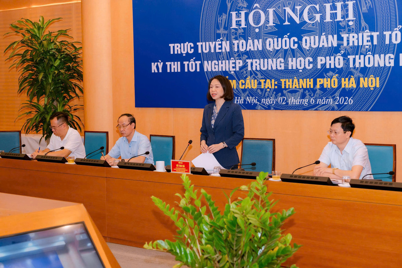 Phó Chủ tịch UBND Thành phố Hà Nội Vũ Thu Hà phát biểu chỉ đạo. Ảnh: H.N