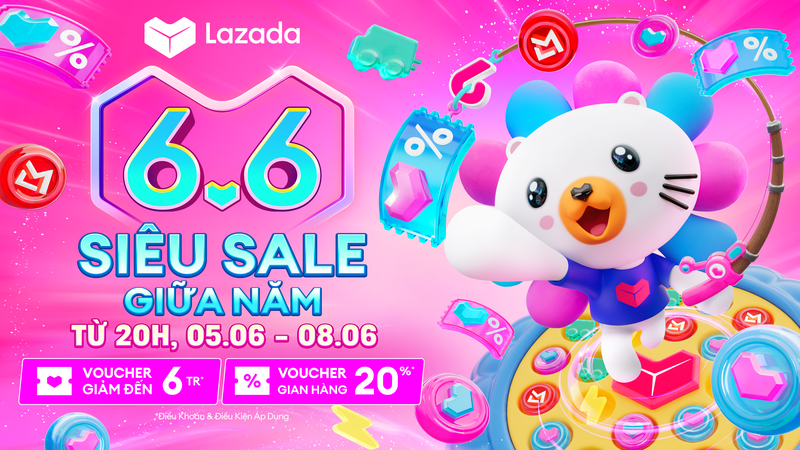 Lazada khởi động "siêu sale 6.6": Bùng nổ Deal hời, ưu đãi mua sắm hàng quốc tế - 1
