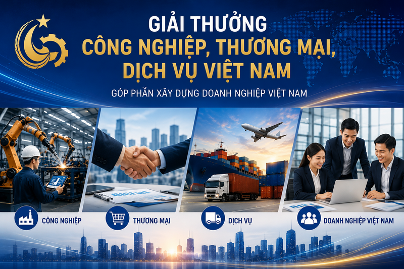 Giải thưởng Công nghiệp, Thương mại, Dịch vụ Việt Nam không chỉ tôn vinh mà góp phần nâng cao uy tín doanh nghiệp Việt. Ảnh minh họa