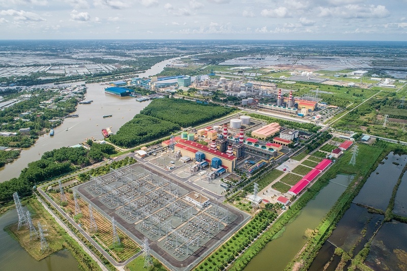 Cụm công nghiệp Khí - Điện - Đạm Cà Mau. Ảnh: Petrovietnam