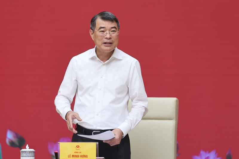 Thủ tướng nhấn mạnh, Quy chế làm việc của Đảng ủy Chính phủ phải khẳng định tinh thần đổi mới mạnh mẽ, phân cấp, phân quyền. Ảnh: VGP/Nhật Bắc