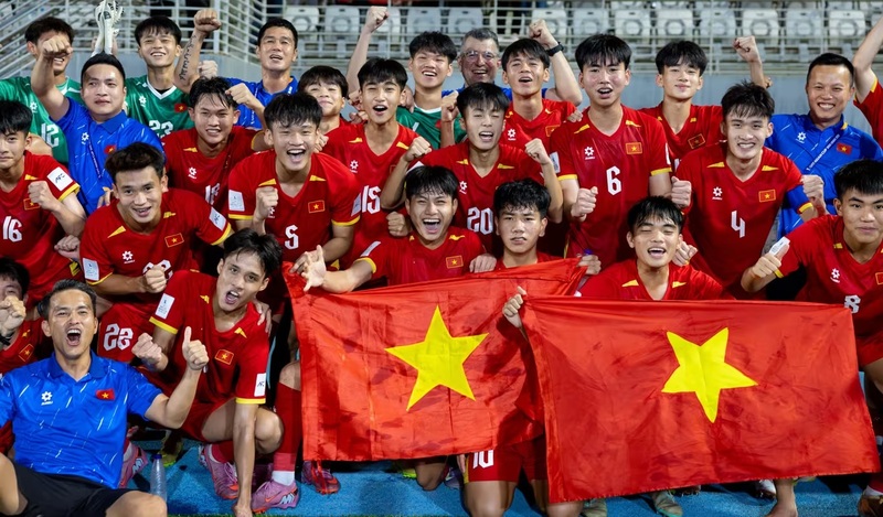 Đội tuyển U17 Việt Nam giành vé tham dự FIFA U17 World Cup Qatar 2026.