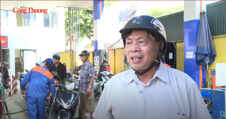 Ông Nguyễn Chu Thực, phường Tây Hồ, Hà Nội chia sẻ về những trải nghiệm xăng E10 tới phóng viên Báo Công Thương.