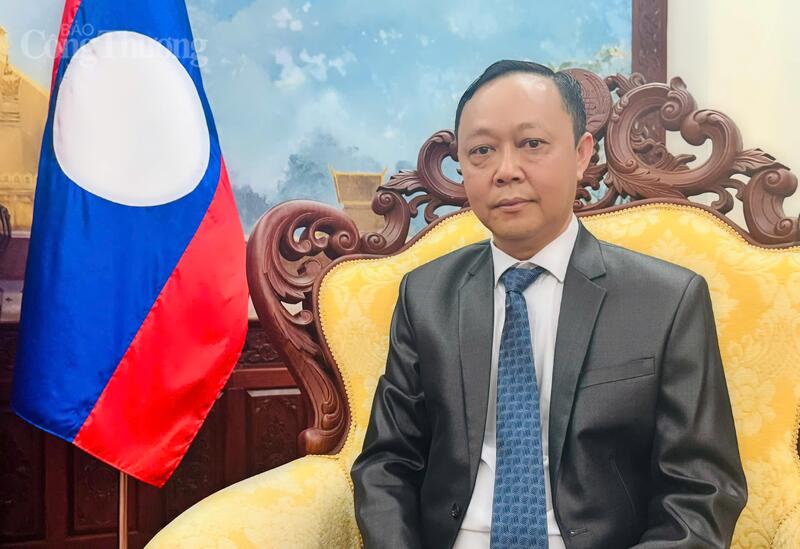 Theo ông Sổm Sai Nông Lath: Doanh nghiệp Việt Nam và Lào tăng cường kết nối cung cầu, đồng kiến tạo chuỗi cung ứng khu vực nhằm đưa kim ngạch song phương đạt mốc 4 tỷ USD vào năm 2026. Ảnh: Trường Giang.