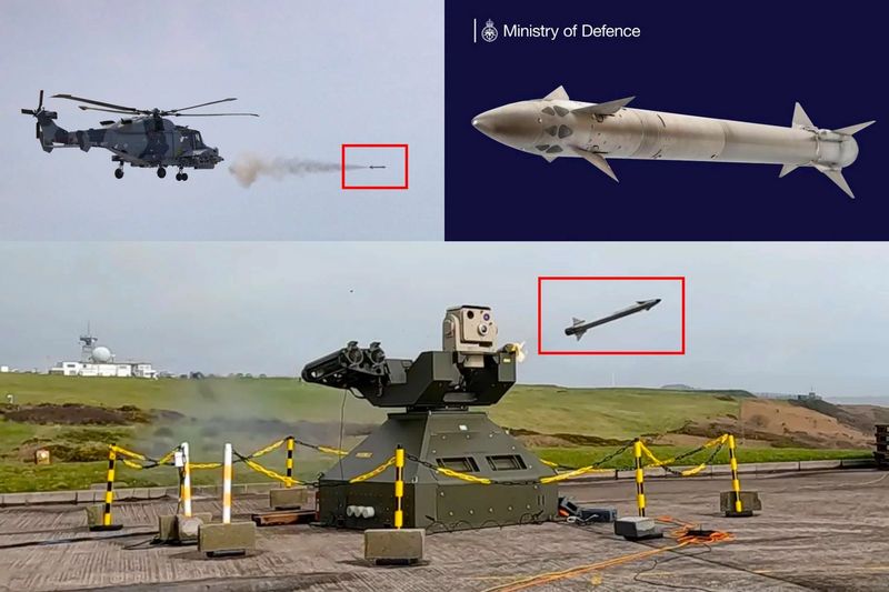 Anh đang đẩy mạnh năng lực phòng không chống UAV bằng việc mua thêm hàng trăm tên lửa Martlet. Ảnh: Thales/ Bộ Quốc phòng Anh