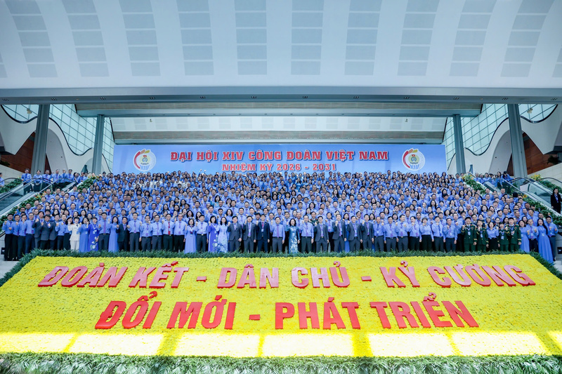 Đại hội XIV Công đoàn Việt Nam diễn ra từ ngày 3-5/6. Ảnh: Quang Vinh