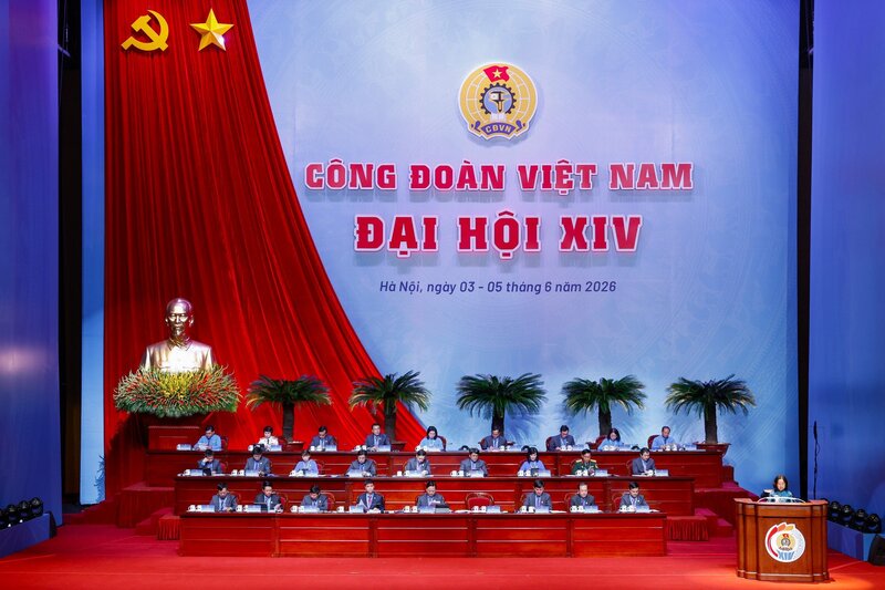 Đại hội XIV Công đoàn Việt Nam diễn ra từ ngày 3-5/6. Ảnh: Quang Vinh