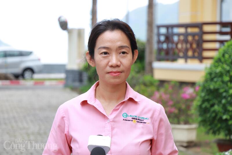 Bà Lê Mộng Thu, Phó Giám đốc khách sạn Sài Gòn - Côn Đảo. Ảnh: Thanh Tuấn