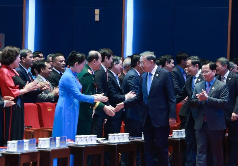 Tổng Bí thư, Chủ tịch nước Tô Lâm tham dự Đại hội. Ảnh: Hữu Chánh