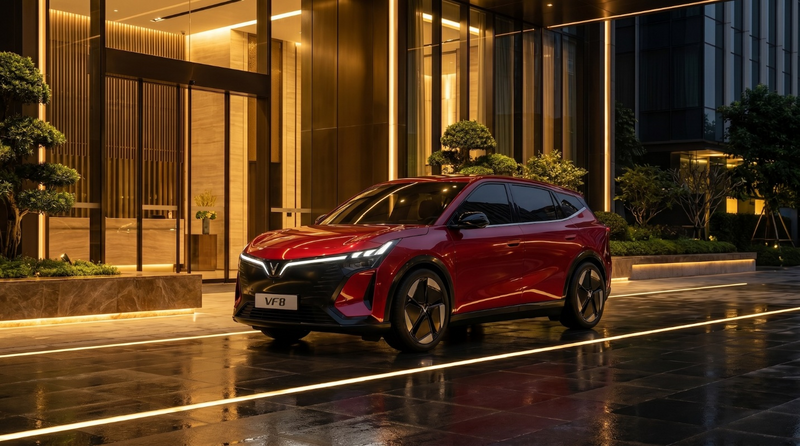 VF 8 là dòng xe ghi dấu bước chuyển mình chiến lược của VinFast sang kỷ nguyên xe điện, cũng là dòng xe đầu tiên trong dải sản phẩm được VinFast nâng cấp toàn diện cả về thiết kế lẫn công nghệ, tính năng