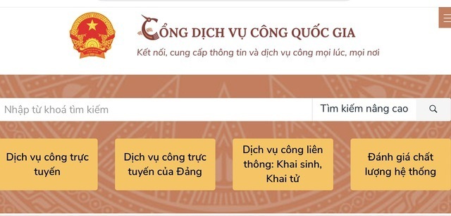 Chính phủ ban hành quy chế vận hành Cổng Dịch vụ công quốc gia. Ảnh minh họa