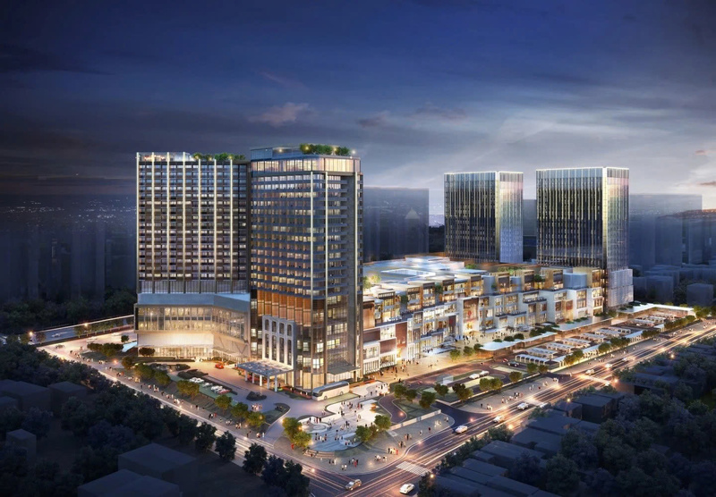 Lotte Mall West Lake Hanoi có tổng vốn đầu tư 643 triệu USD.