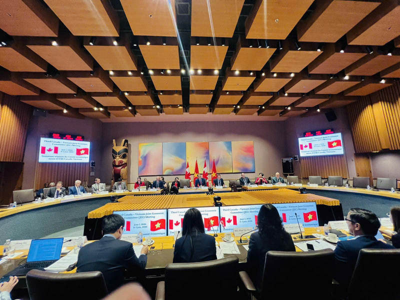 Đại biểu Việt Nam và Canada tham dự Kỳ họp lần III Ủy ban Hỗn hợp về Kinh tế, thống nhất thúc đẩy hợp tác trong các lĩnh vực chiến lược.
