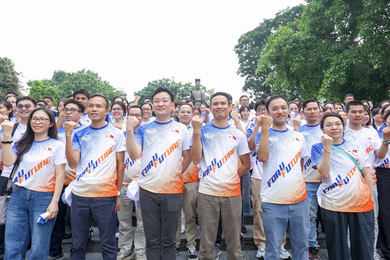 Cán bộ nhân viên Diana Unicharm đồng loạt hưởng ứng Tháng hành vì Môi trường