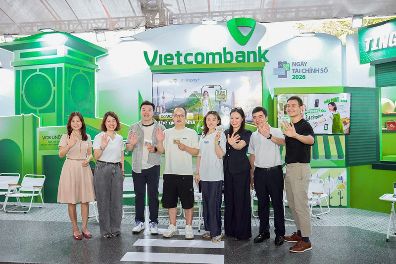 Vietcombank chuẩn bị nhiều quà tặng ý nghĩa gửi đến khách hàng tham gia trải nghiệm dịch vụ tại Lễ hội Ngày Tài chính số 2026