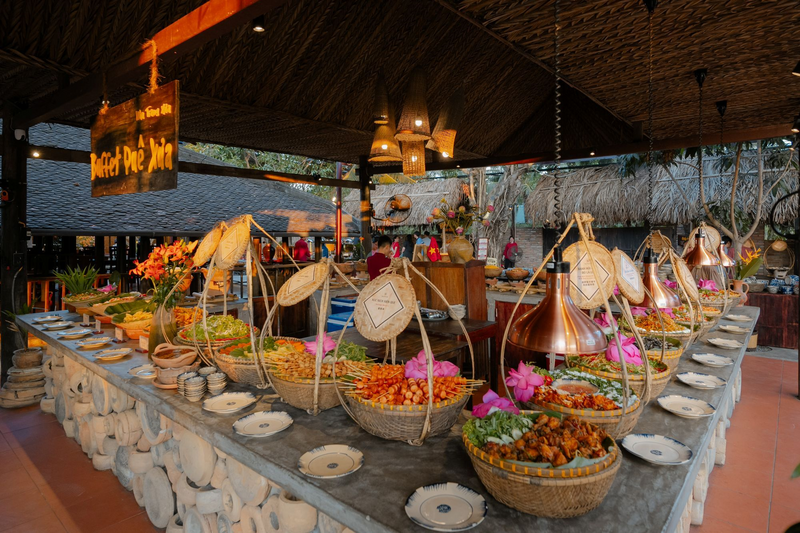 Khu vực “Buffet Quê xưa”