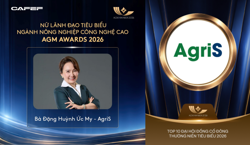 Sự ghi nhận tại AGM Awards 2026 phản ánh quá trình AgriS xây dựng và thực thi chuẩn mực quản trị xuyên suốt trong nhiều năm, vượt ra ngoài khuôn khổ các kỳ Đại hội đồng cổ đông thường niên