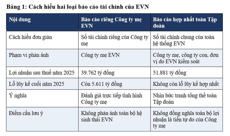 Đọc đúng số liệu tài chính EVN: Từ góc nhìn chính sách điện và an ninh năng lượng quốc gia - 1