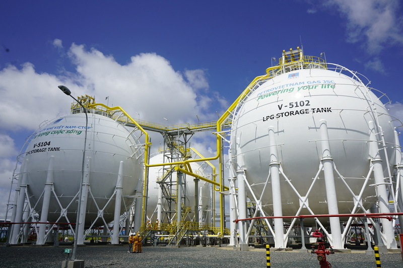 Cụm công nghiệp khí - điện - đạm Cà Mau. Ảnh: PV Gas