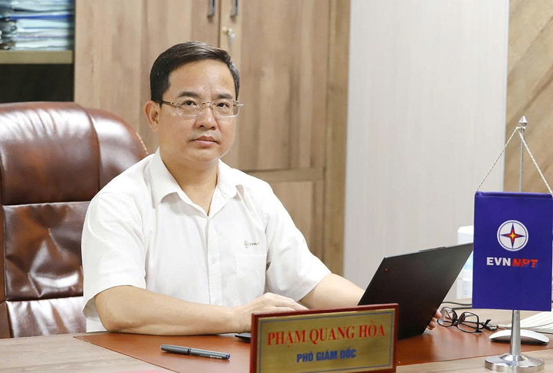 Ông Phạm Quang Hòa - Phó Giám đốc Công ty Truyền tải điện 1. Ảnh: PTC1